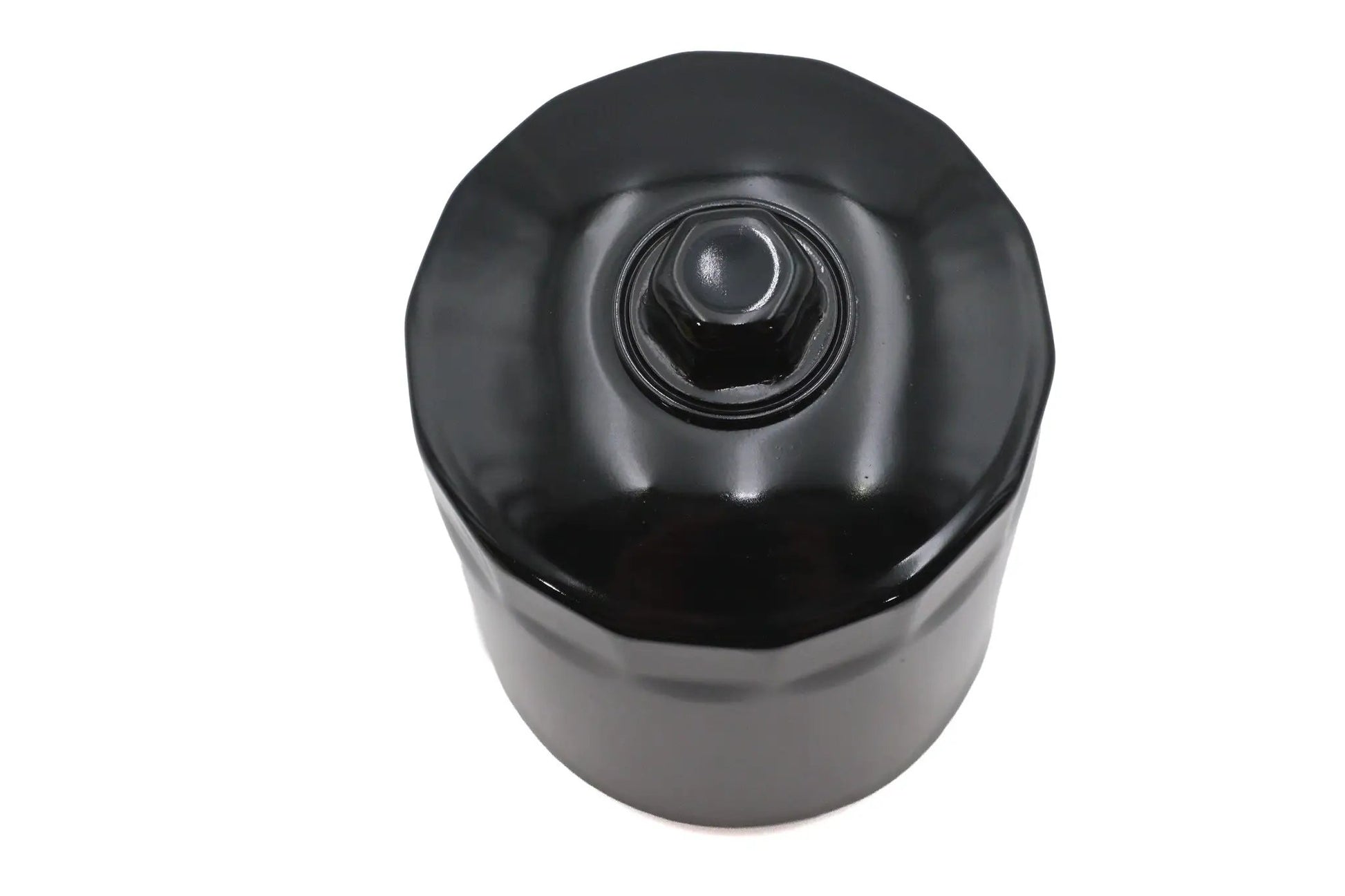 V-Twin Hex Spin On Oil Filter Black for Harley Davidson M8 Models by V-Twin