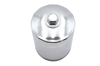 V-Twin Hex Spin On Oil Filter Chrome for Harley Davidson Models - Part 140020CKNU by V-Twin