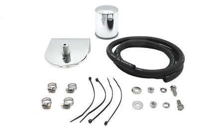 Wyatt Gatling Pura Flow Oil Filter Kit Chrome for Harley Davidson Big Twins by Wyatt Gatling