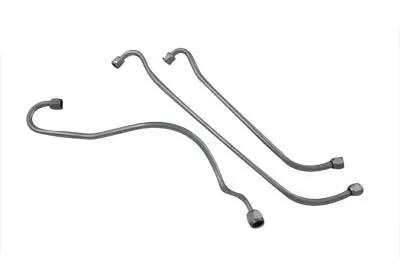 V-Twin UL Oil Line Set Chrome Part 50178 for Harley-Davidson UL (1941-1948) by V-Twin