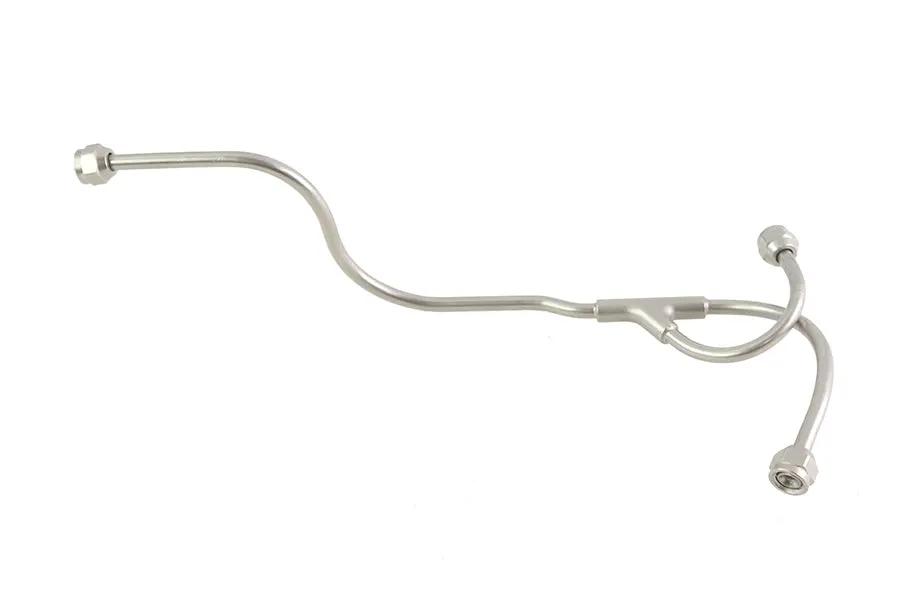 V-Twin Knucklehead Top Oil Line Chrome with Gland Nuts for Harley Davidson FL (Part #50198) by V-Twin