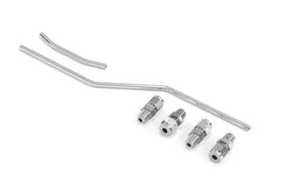 Wyatt Gatling Chrome Oil Line Set for Harley Davidson FL 1966-1975 – Part #70197 by Wyatt Gatling