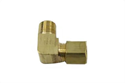 V-Twin Replica Brass Panhead 'Y' Oil Line Elbow for 1963-1965 Harley Davidson FL Models by V-Twin