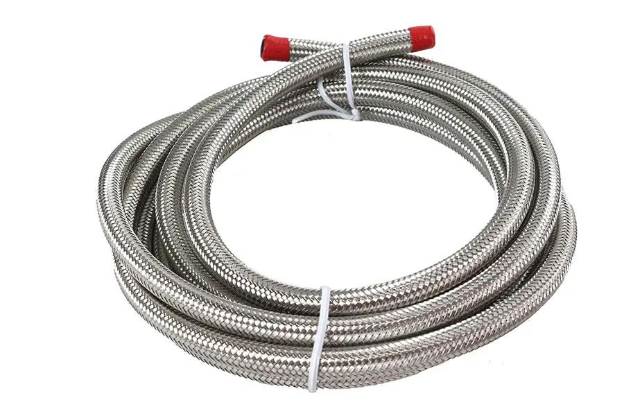 Wyatt Gatling 07539 Braided Stainless Steel Hose - Durable Automotive Fluid Line by Wyatt Gatling