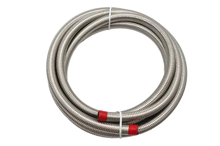 Wyatt Gatling 07543 Braided Stainless Steel Hose with 3/8 Inch Inside Diameter by Wyatt Gatling