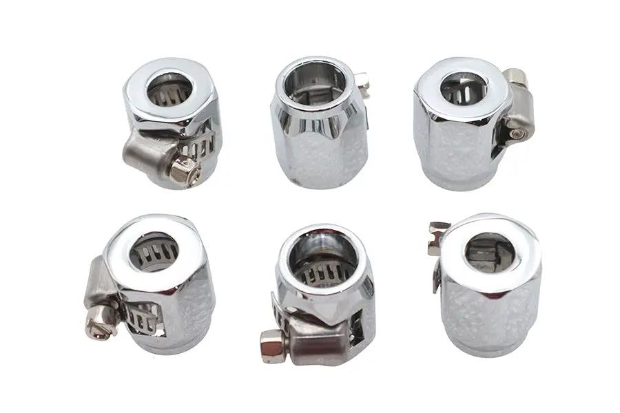 Wyatt Gatling Hex Chrome Econo Seal Hose End Part 03-6203C by Wyatt Gatling