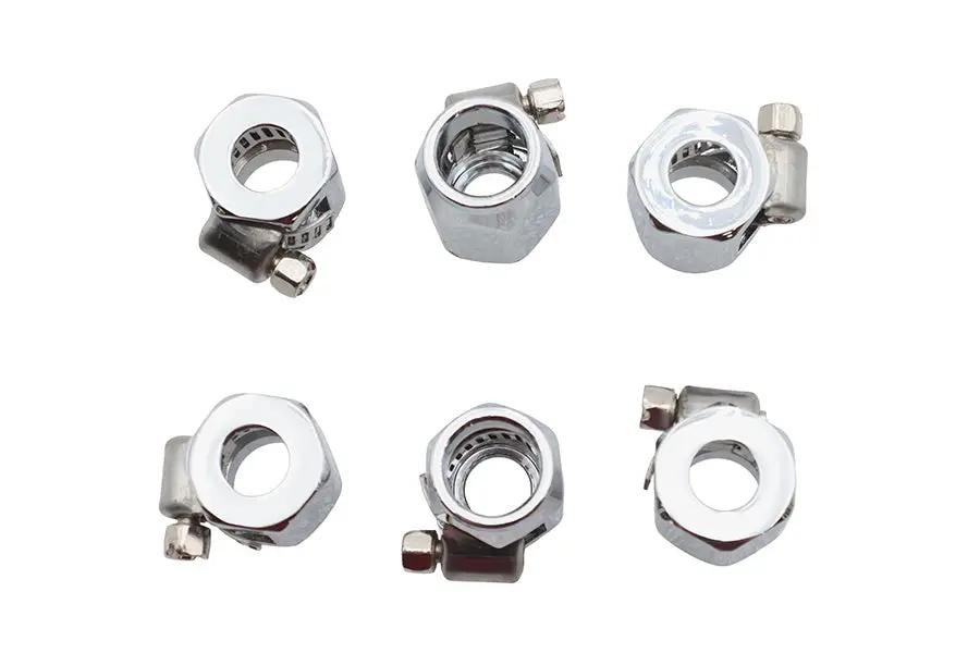 Wyatt Gatling Hex Chrome Econo Seal Hose End Part 03-6203C by Wyatt Gatling
