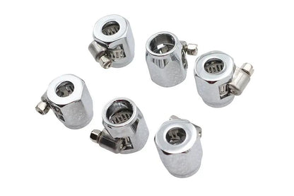 Wyatt Gatling Hex Chrome Econo Seal Hose End Part 03-6203C by Wyatt Gatling