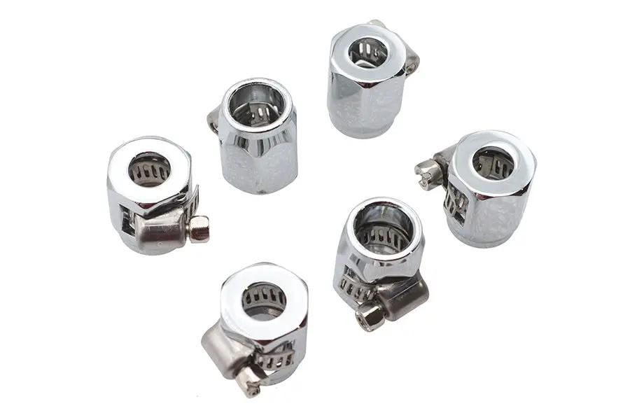 Wyatt Gatling Hex Chrome Econo Seal Hose End Part 03-6203C by Wyatt Gatling