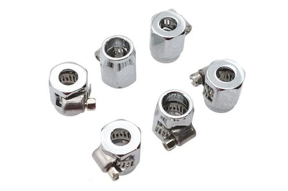 Wyatt Gatling Hex Chrome Econo Seal Hose End Part 03-6203C by Wyatt Gatling