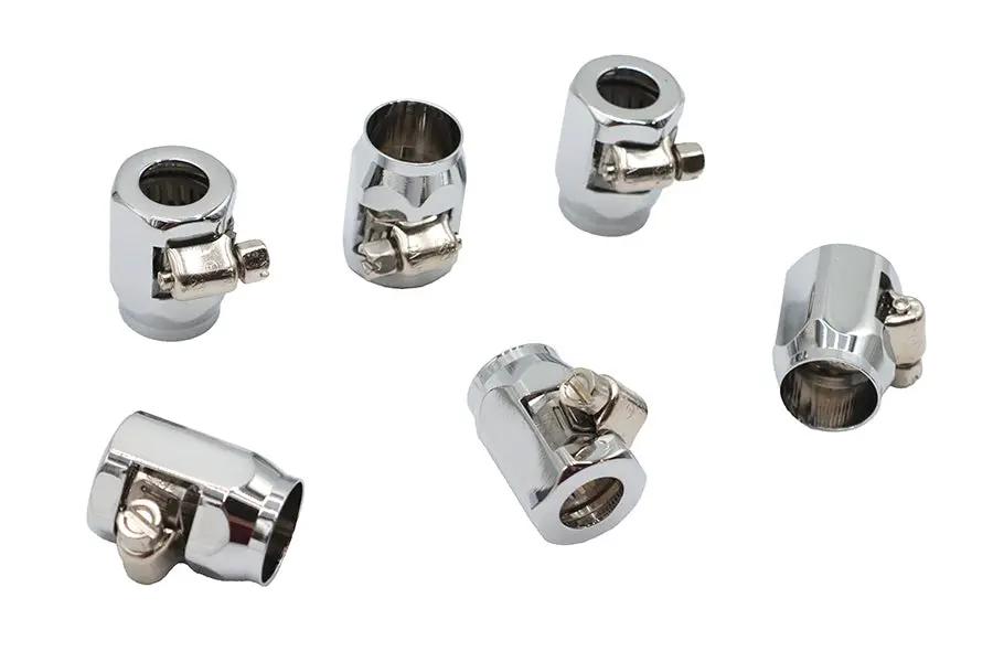 Wyatt Gatling Hex Chrome Econo Seal Hose End Part 70840B by Wyatt Gatling