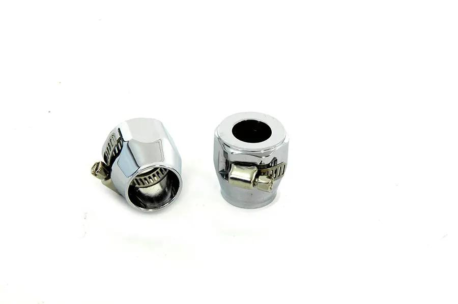 Wyatt Gatling Hex Chrome Econo Seal Hose End Set (Part No. 08097, Set of 2) by Wyatt Gatling