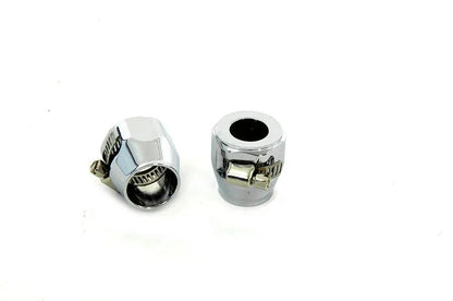 Wyatt Gatling Hex Chrome Econo Seal Hose End Set (Part No. 08097, Set of 2) by Wyatt Gatling