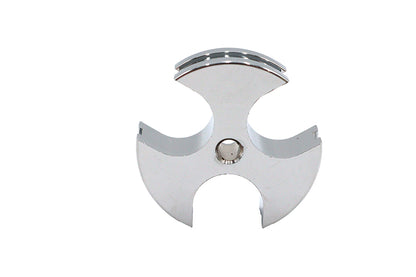 Wyatt Gatling Chrome Oil Line Wire Guide - Holds 3/8 Inch Lines