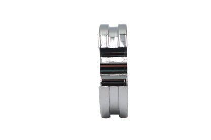 Wyatt Gatling Chrome Oil Line Wire Guide - Holds 3/8 Inch Lines