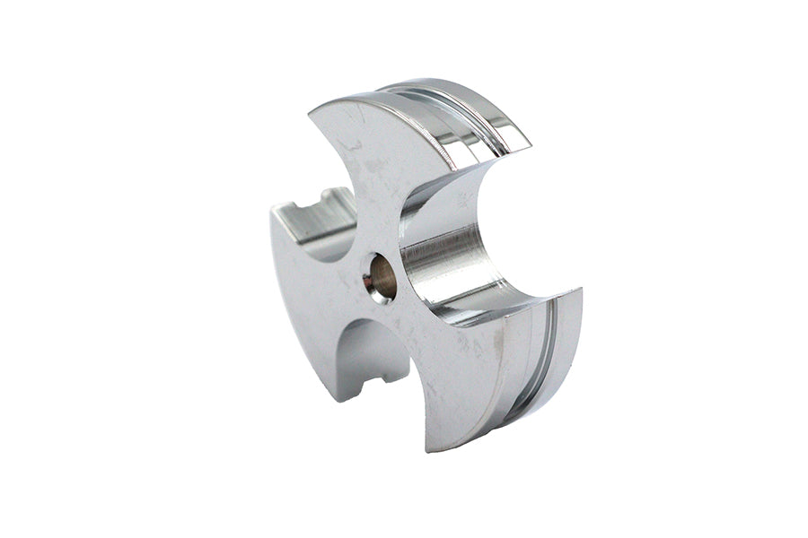 Wyatt Gatling Chrome Oil Line Wire Guide - Holds 3/8 Inch Lines