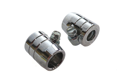 Wyatt Gatling 03-6203CG-2 Smooth Chrome Econo Seal Hose End for 1/4 Inch Rubber Hose