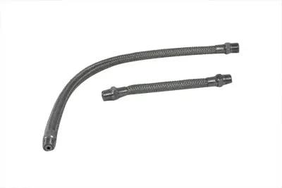 Wyatt Gatling Braided Overhead Rocker Arm Oil Line Set for Harley Davidson by Wyatt Gatling