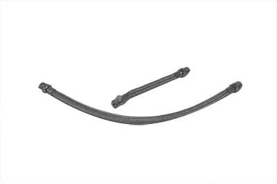 Wyatt Gatling Braided Overhead Rocker Arm Oil Line Set for Harley Davidson by Wyatt Gatling