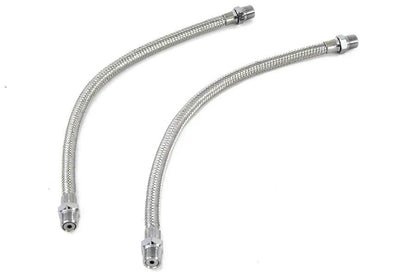 Wyatt Gatling Part 73161 Braided Overhead Rocker Arm Oil Line for Harley Davidson XL 1957-1966 by Wyatt Gatling