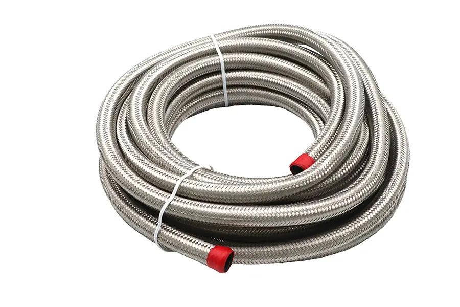 Wyatt Gatling 07544 Braided Stainless Steel Hose - 9/16 inch Outer Diameter by Wyatt Gatling
