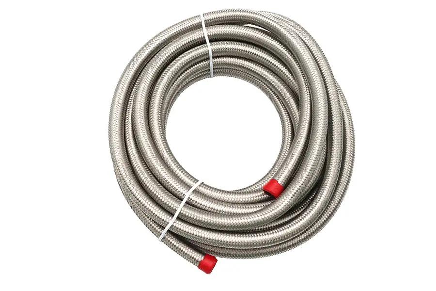 Wyatt Gatling 07544 Braided Stainless Steel Hose - 9/16 inch Outer Diameter by Wyatt Gatling