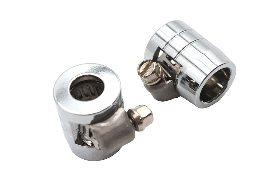 Wyatt Gatling 03-6204CG-2 Smooth Chrome Econo Seal Hose End with Micro Clamp for 5/16 Inch Rubber Hose