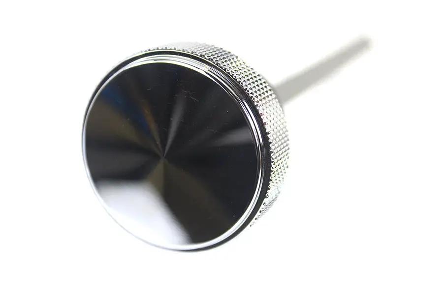 V-Twin M8 Oil Tank Dipstick Chrome for Harley Davidson FLT Models by V-Twin