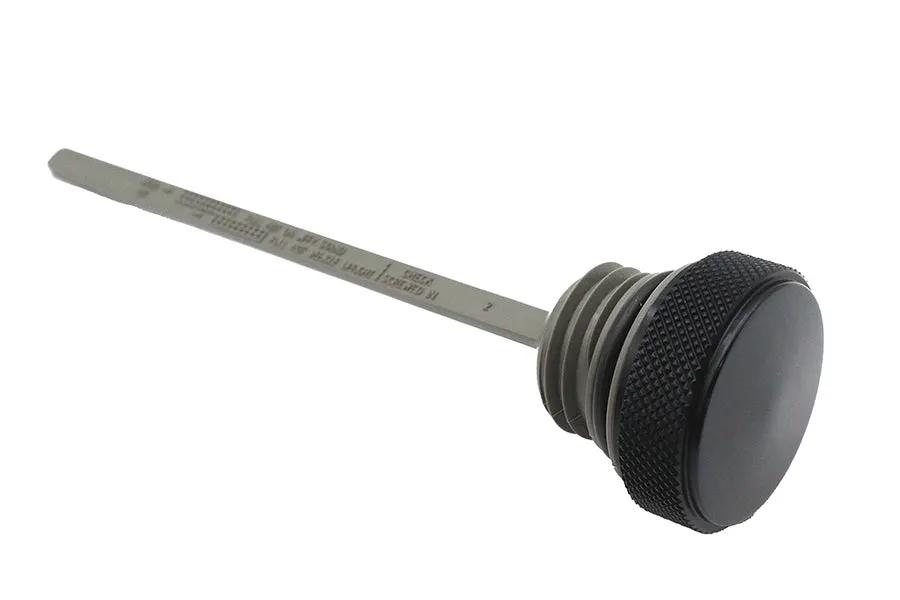 V-Twin M8 Oil Tank Dipstick Black for Harley Davidson FLT Models by V-Twin