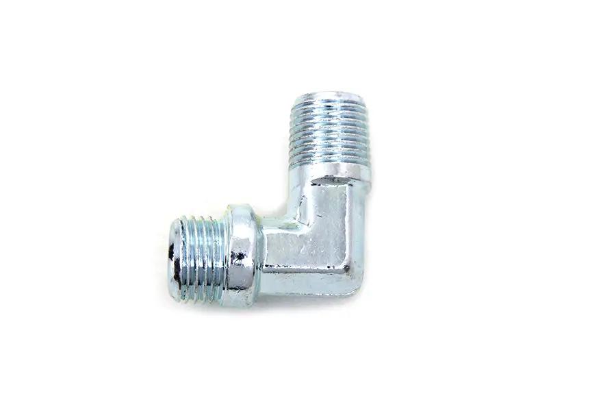Wyatt Gatling Replica Zinc Plated Panhead 'Y' Oil Line Elbow for Harley Davidson FL 1963-1965 by Wyatt Gatling