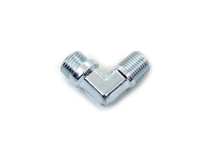 Wyatt Gatling Replica Zinc Plated Panhead 'Y' Oil Line Elbow for Harley Davidson FL 1963-1965 by Wyatt Gatling