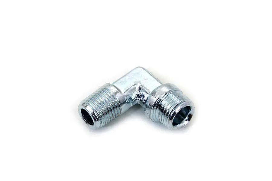Wyatt Gatling Replica Zinc Plated Panhead 'Y' Oil Line Elbow for Harley Davidson FL 1963-1965 by Wyatt Gatling