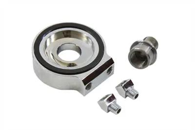 Wyatt Gatling Oil Filter Adapter for Harley-Davidson FXST/FLST and XL Models by Wyatt Gatling