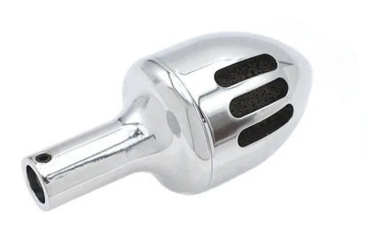 Wyatt Gatling Chrome Billet Single Breather Canister - Fits Crossover Metal Tubes by Wyatt Gatling
