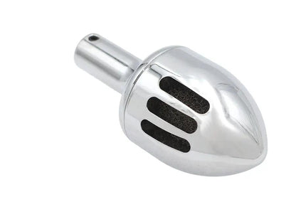 Wyatt Gatling Chrome Billet Single Breather Canister - Fits Crossover Metal Tubes by Wyatt Gatling