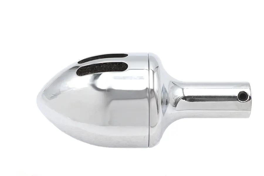 Wyatt Gatling Chrome Billet Single Breather Canister - Fits Crossover Metal Tubes by Wyatt Gatling