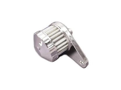 V-Twin Chrome Crankcase Breather Assembly with Washable Filter - Part No. 35-0312 by V-Twin