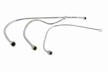 V-Twin Chrome Oil Line Set for Harley Davidson WL Models Part 50177 by V-Twin