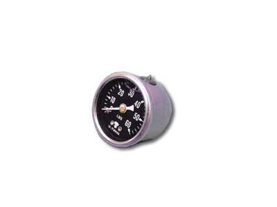 Wyatt Gatling Liquid Filled Oil Pressure Gauge - 1-1/2 Inch Face Diameter