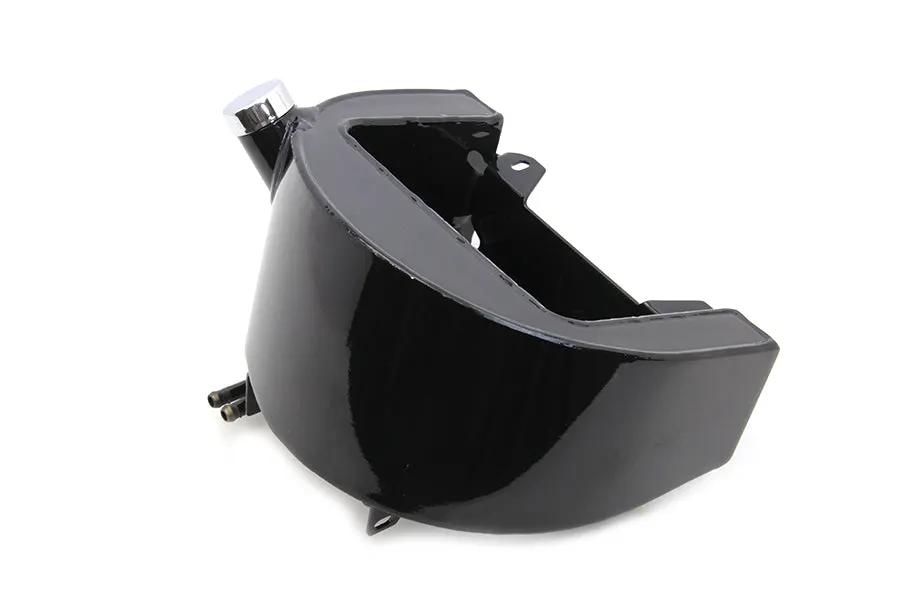 Wyatt Gatling Gloss Black Oil Tank with 4 Spigots for Harley Davidson FXST Models by Wyatt Gatling