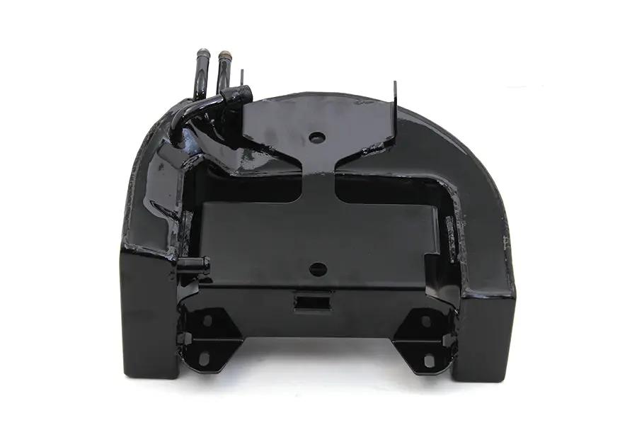 Wyatt Gatling Gloss Black Oil Tank with 4 Spigots for Harley Davidson FXST Models by Wyatt Gatling
