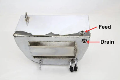 Wyatt Gatling Oil Tank with Side Fill for Harley Davidson FL 1965-1974 – Copper Finish by Wyatt Gatling