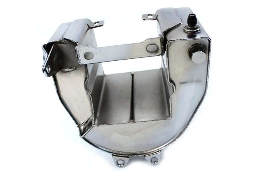Wyatt Gatling Replica Chrome Oil Tank for Harley Davidson FL (1958-1964) - Part A-1551X/A-8567 by Wyatt Gatling