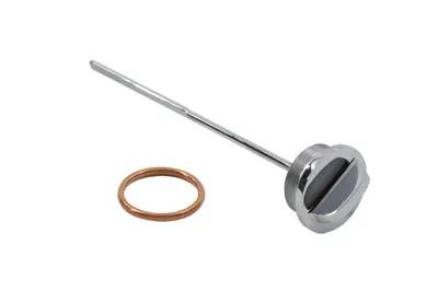 Wyatt Gatling Chrome Blade Style Dipstick Cap for Harley Davidson EL and FL Models by Wyatt Gatling