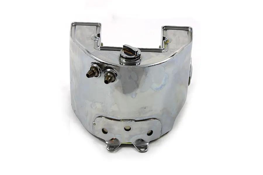 Wyatt Gatling Replica Chrome Oil Tank for Harley Davidson EL and FL Models by Wyatt Gatling