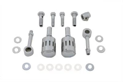 Sifton Dual Breather Kit for Harley Davidson XL Models - 6.735 Inch Canisters by Sifton