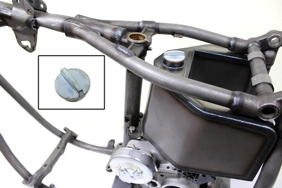 Wyatt Gatling Zinc Blade Style Dipstick Cap for Harley Davidson EL & FL Models by Wyatt Gatling