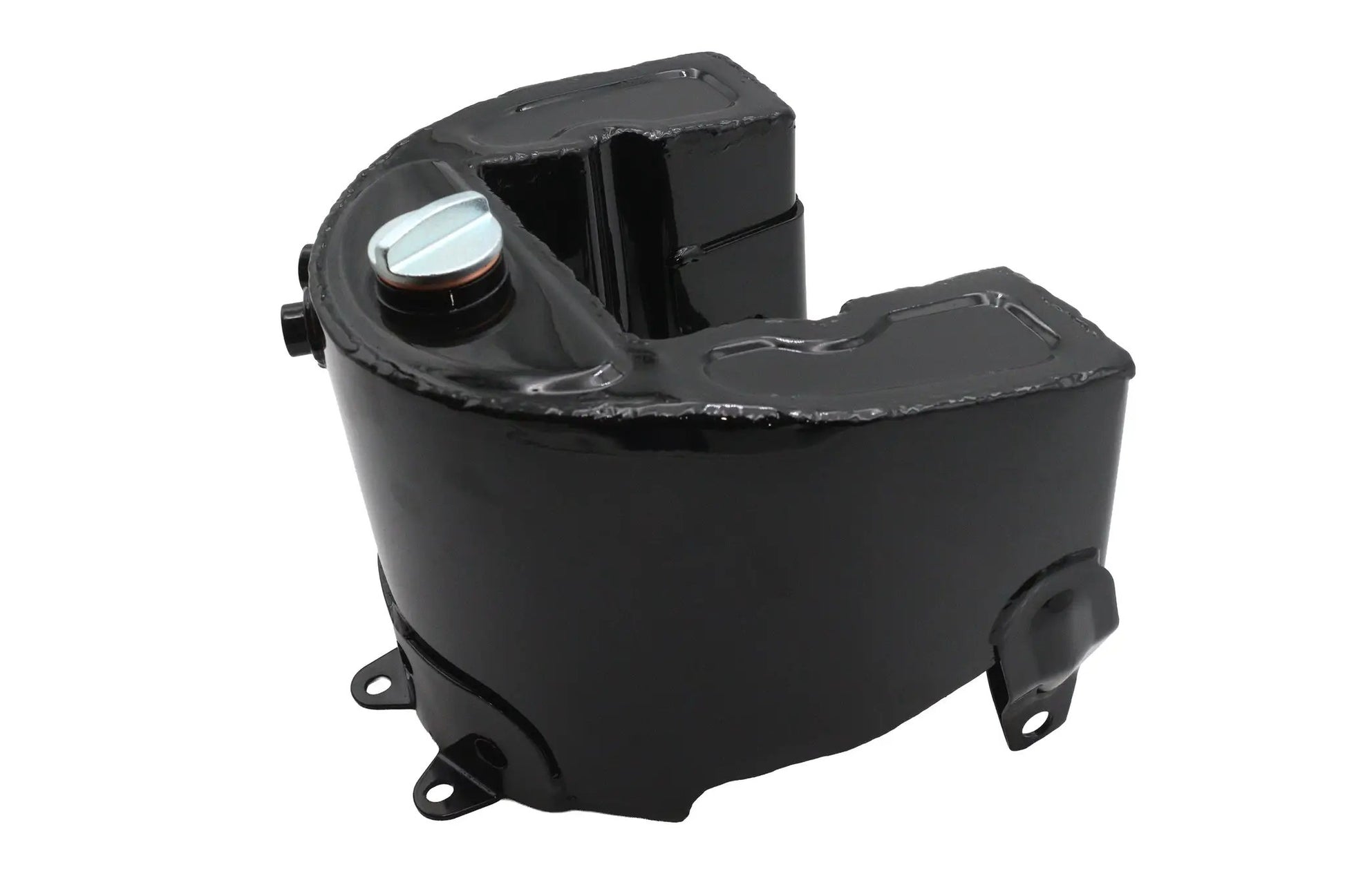 Wyatt Gatling Replica Black Oil Tank for Harley Davidson EL & UL - Part 40-0472 by Wyatt Gatling
