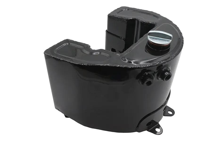 Wyatt Gatling Replica Black Oil Tank for Harley Davidson EL & UL - Part 40-0472 by Wyatt Gatling