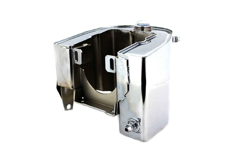 York Electric Start Oil Tank Chrome for Harley Davidson FL 1941-1950